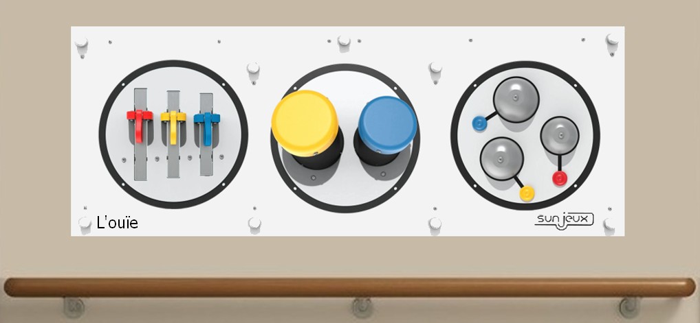 panneaux sensoriels snoezelen l'ouïe