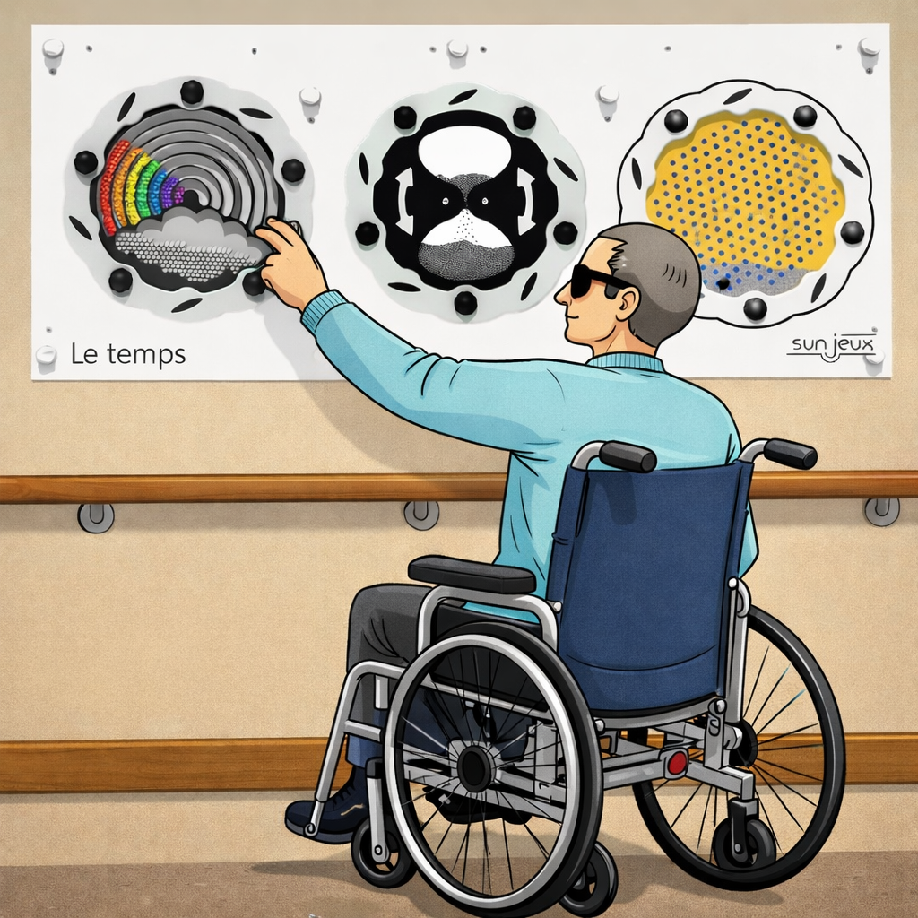 Panneau mural snoezelen