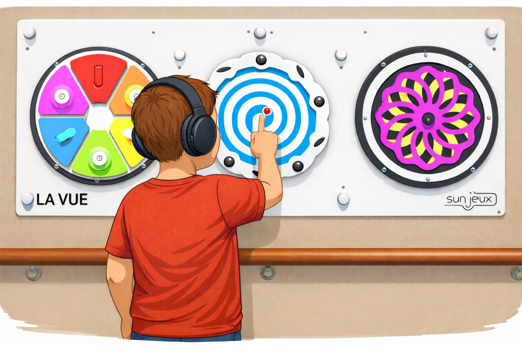 panneau snoezelen pour enfant autiste
